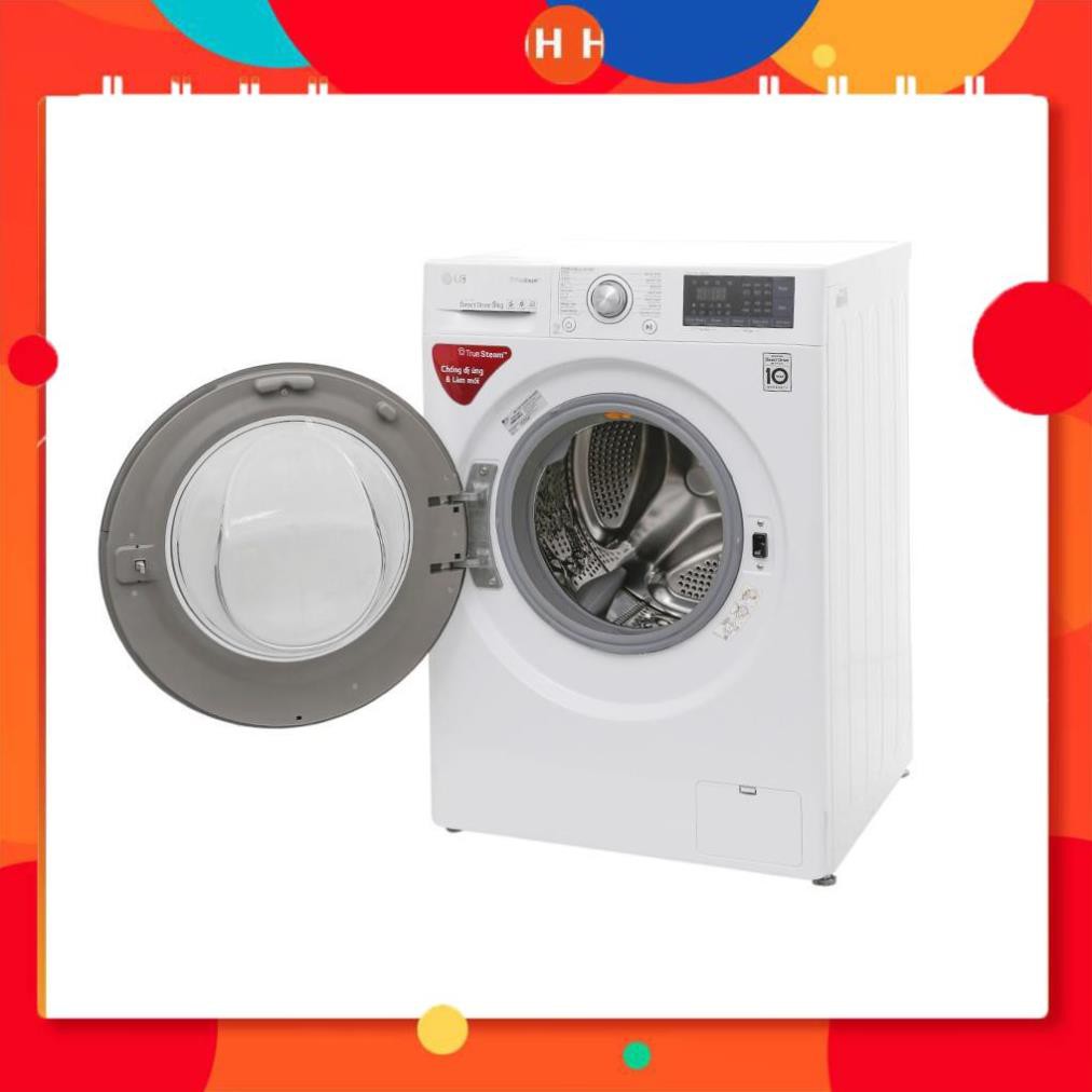 [ VẬN CHUYỂN MIỄN PHÍ KHU VỰC HÀ NỘI ] Máy giặt LG lồng ngang 9kg màu trắng FC1409S2W 24h