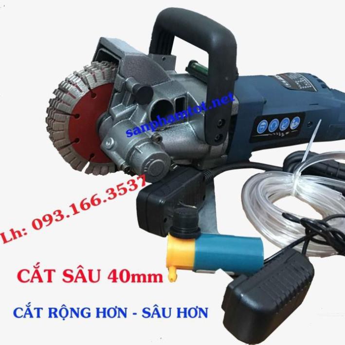 Máy cắt rãnh tường 5 đến 7 lưỡi, lưỡi 125 cắt tiện lợi