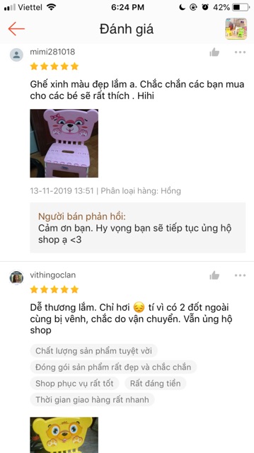 Ghế nhựa dựa xếp Duy Tân (Ghế cho bé)