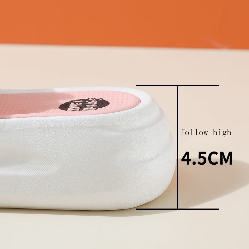 Dép Cao Gót Đế Dày Mềm Chống Trượt Họa Tiết Hoạt Hình Thời Trang Mùa Hè Cho Nữ