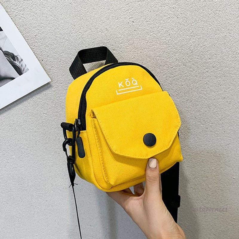 Túi Vải Canvas Đeo Chéo Thời Trang Cho Nữ