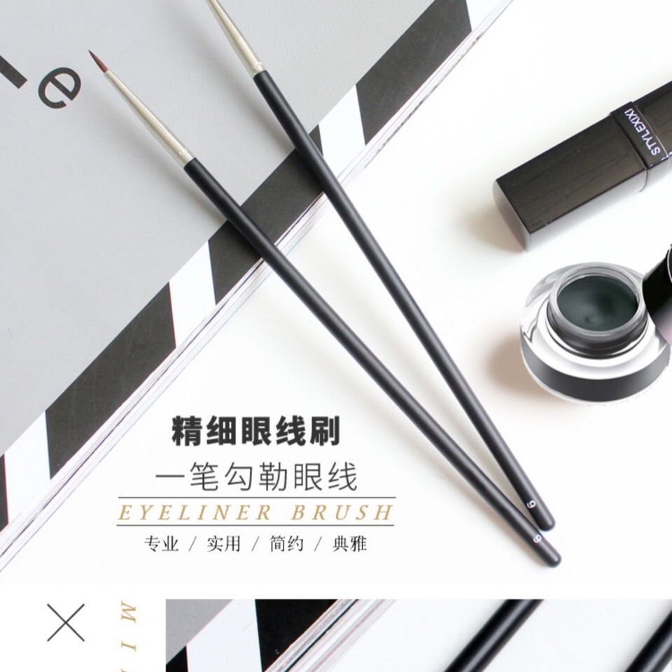 Cọ Kẻ Mắt Siêu Mịn Trang Điểm Chuyên Nghiệp