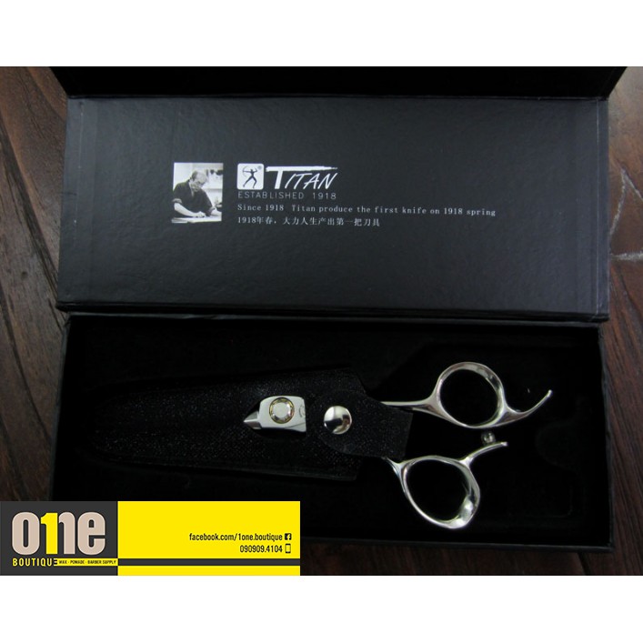 KÉO CẮT TÓC TITAN AT-07 chuyên dùng cho barber / salon