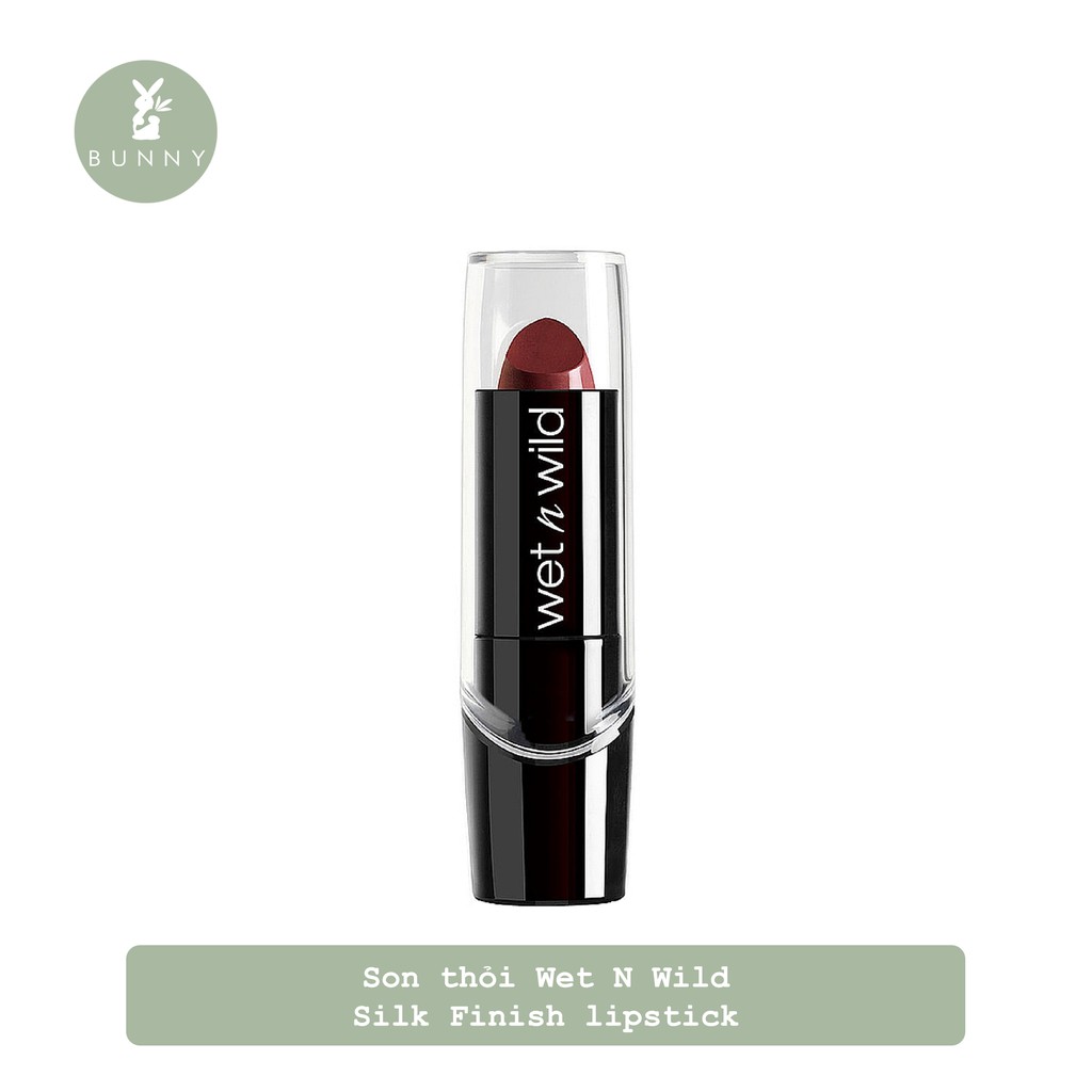 Son thỏi Wet N Wild Silk Finish lipstick Bunny Beauty hàng đủ bill