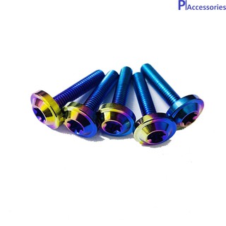 Ốc Baga Titan 6li30 Màu Cầu Vồng Đầu Dù To Cho Wave/Dream/Sonic/Satria/Raider