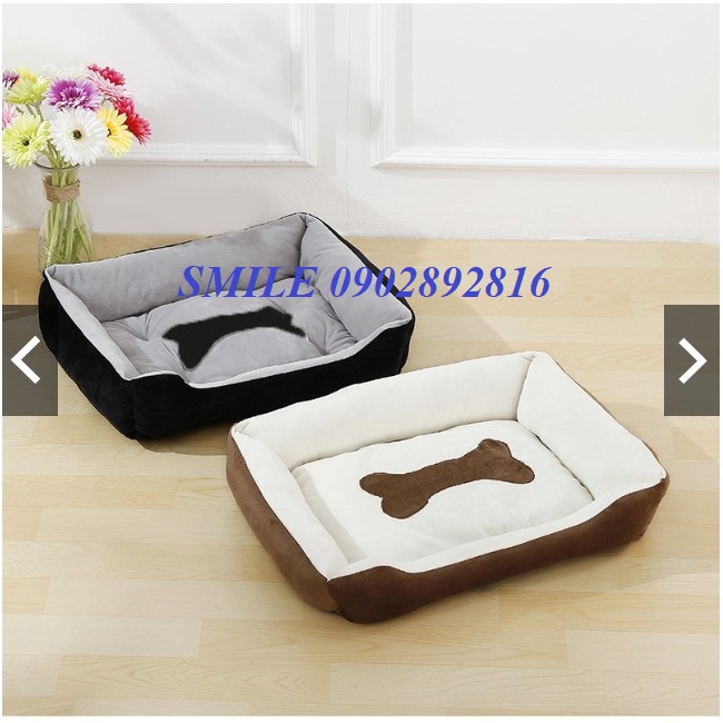 NỆM LÓT, NỆM Ổ NẰM CAO CẤP HÌNH CHỮ NHẬT DÀNH CHO CHÓ MÈO DƯỚI 6KG SIZE 30*45*15cm