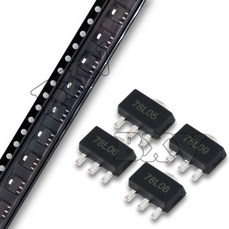 Set 20 Linh Kiện Điện Tử 78L05 SOT89 SMD SOT-89 78L06 78L08 78L09 78L10 78L12 78L15 78L33 79L05 2SB772