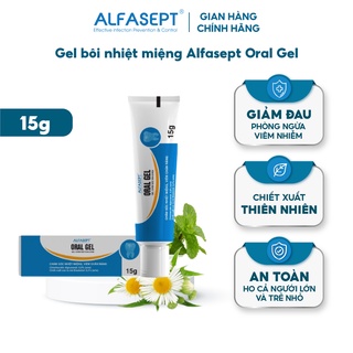 Gel bôi nhiệt miệng Alfasept Oral Gel - giảm viêm sưng lợi