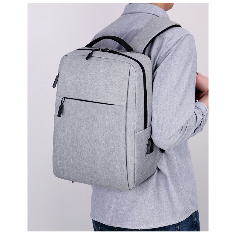 Balo Chuwanglin bằng nylon không thấm nước có cổng sạc cho nam và nữ