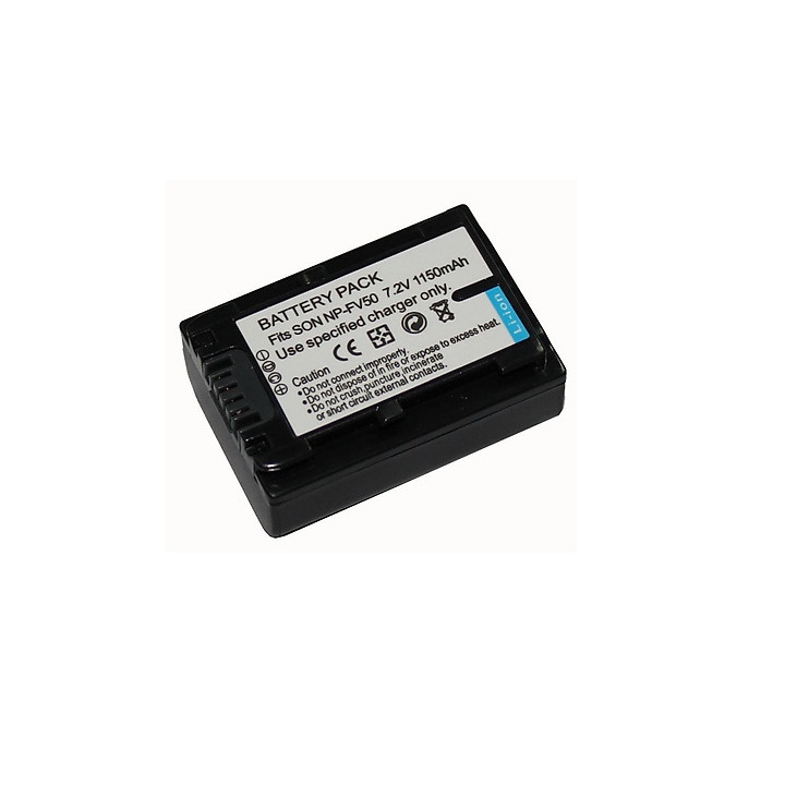 Pin Máy Ảnh Sony Np-Fv50 7.2V 1050mAh Dành cho Sony HDR-CX180E,HDR-CX360E,HDR-CX700E,HDR-XR160E,HDR-PJ10E