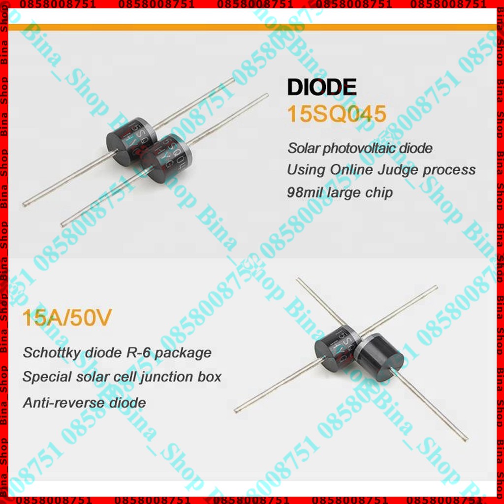 Điốt - Diode chỉnh lưu 45V/15A 15SQ045