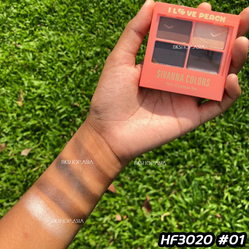 Bảng Kẻ, Tán Chân Mày 4 Ô Sivanna Colors I Love Peach HF3020