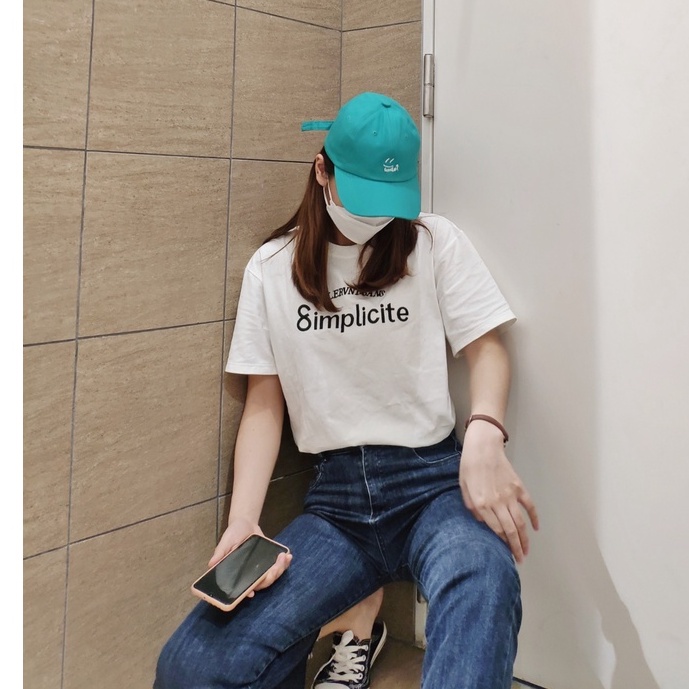 Áo phông unisex tay lửng in chữ Simplicite đẹp hàng chuẩn Quảng Châu 3158 cao cấp thời trang nam nữ giá rẻ