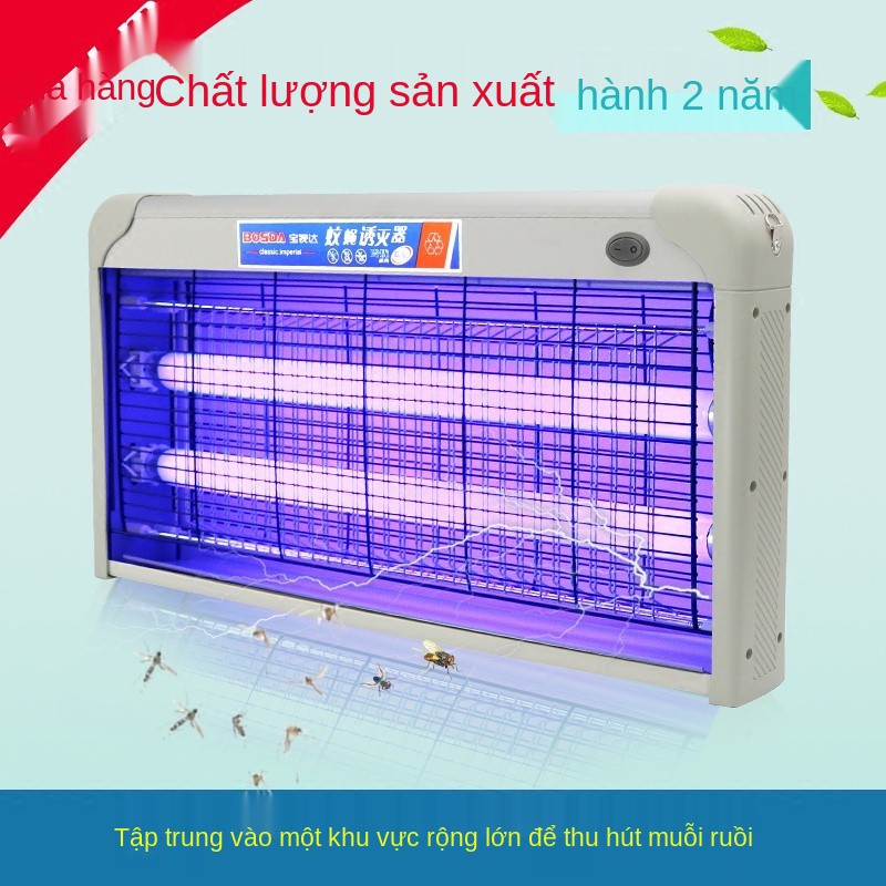 ◄✲Máy diệt muỗi loại sốc điện LED hiện vật tiêu dùng và thương mại ruồi im lặng nhà hàng Bẫy
