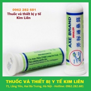Ống Hít Mũi Hiệu Cây Búa Giúp Giảm nghẹt mũi, sổ mũi, làm thông mũi dễ thở