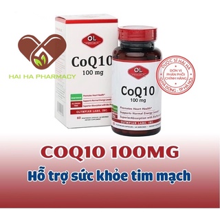 OLYMPIAN LABS COQ10 100MG Hỗ trợ sức khoẻ tim mạch hộp 60 viên