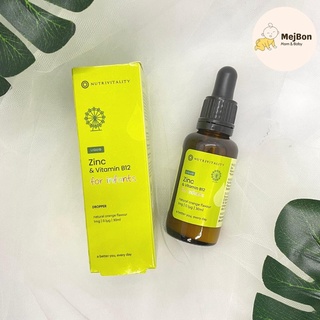Kẽm giọt Nutrivitality chứa Zn + B12 cho bé từ sơ sinh