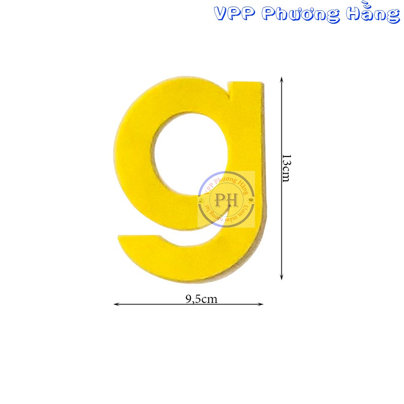 Bộ chữ cái tiếng việt in thường bằng xốp. Dạy bé học chữ dễ dàng