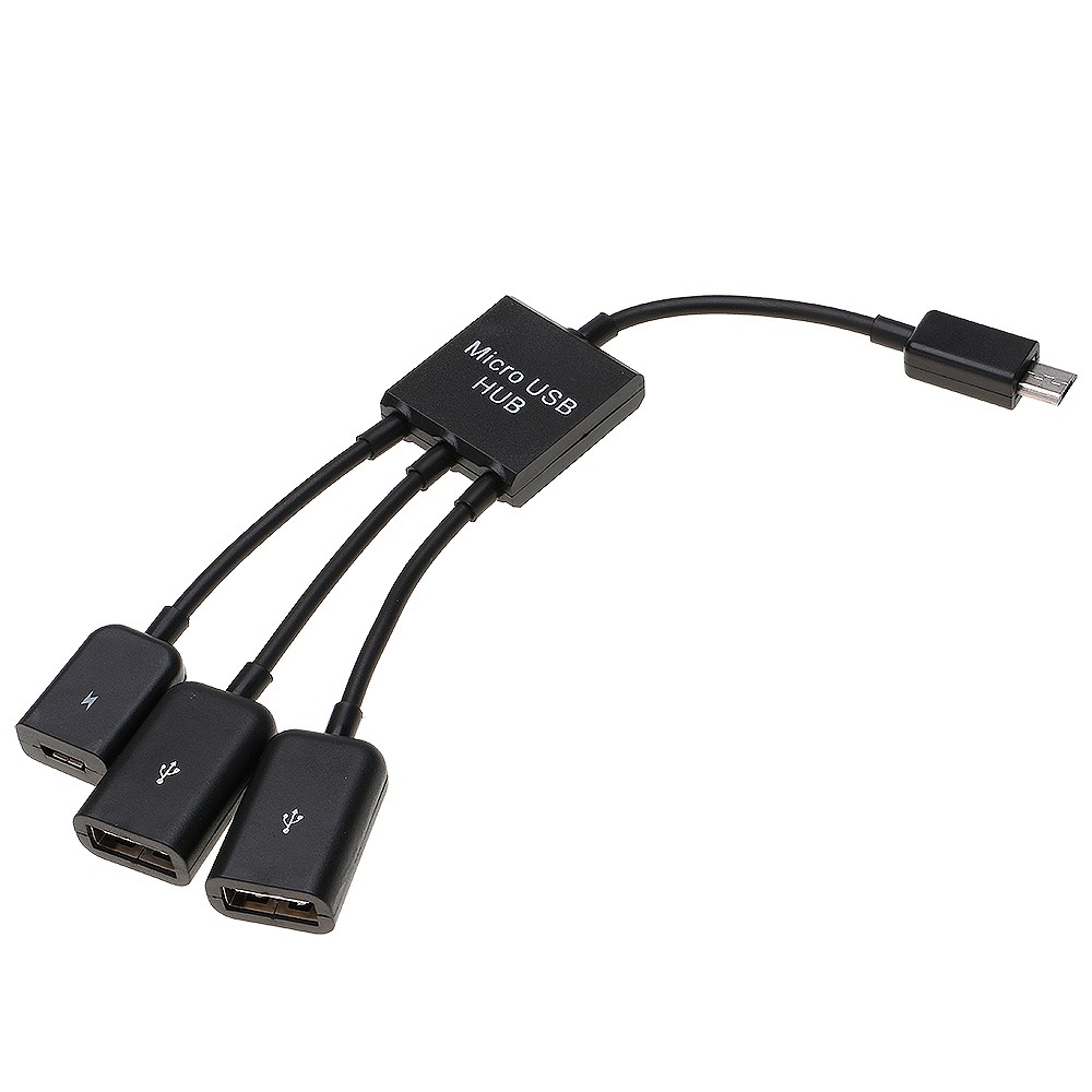 Bộ Chia 1 Cổng Micro Usb Sang 2 Cổng Usb 2.0