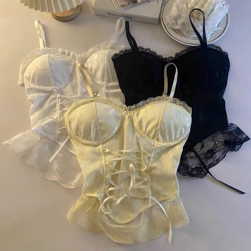 ÂO 2 DÂY ĐAN EO CÓ CÚP NGỰC MS13772