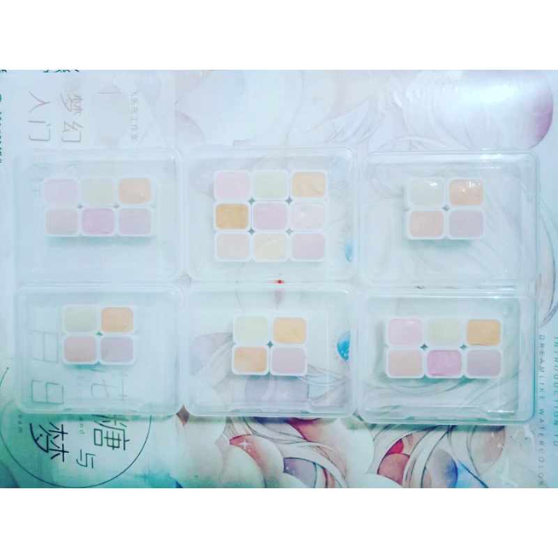 Pocket màu nước Tone da mix set 4-6-9