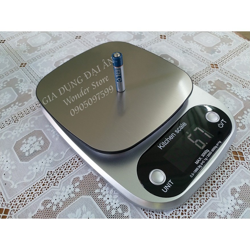 Cân nhà bếp tiểu ly điện tử Ebalance Kitchen Scale 0.1g tối đa 3kg E-6280