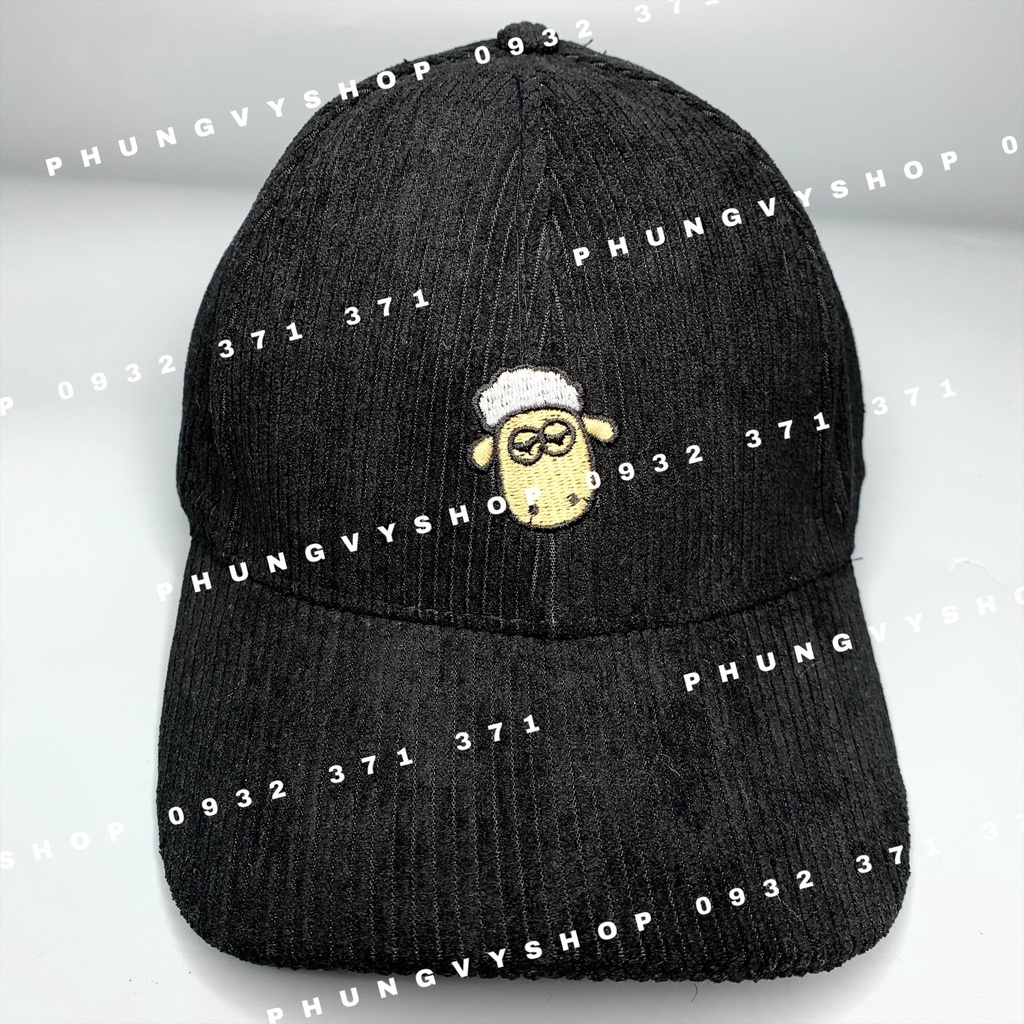 Mũ LƯỠI TRAI unisex cực hot nam nữ - KÉT NHUNG GÂN BẠN CỪU - nón kết basic đơn giản