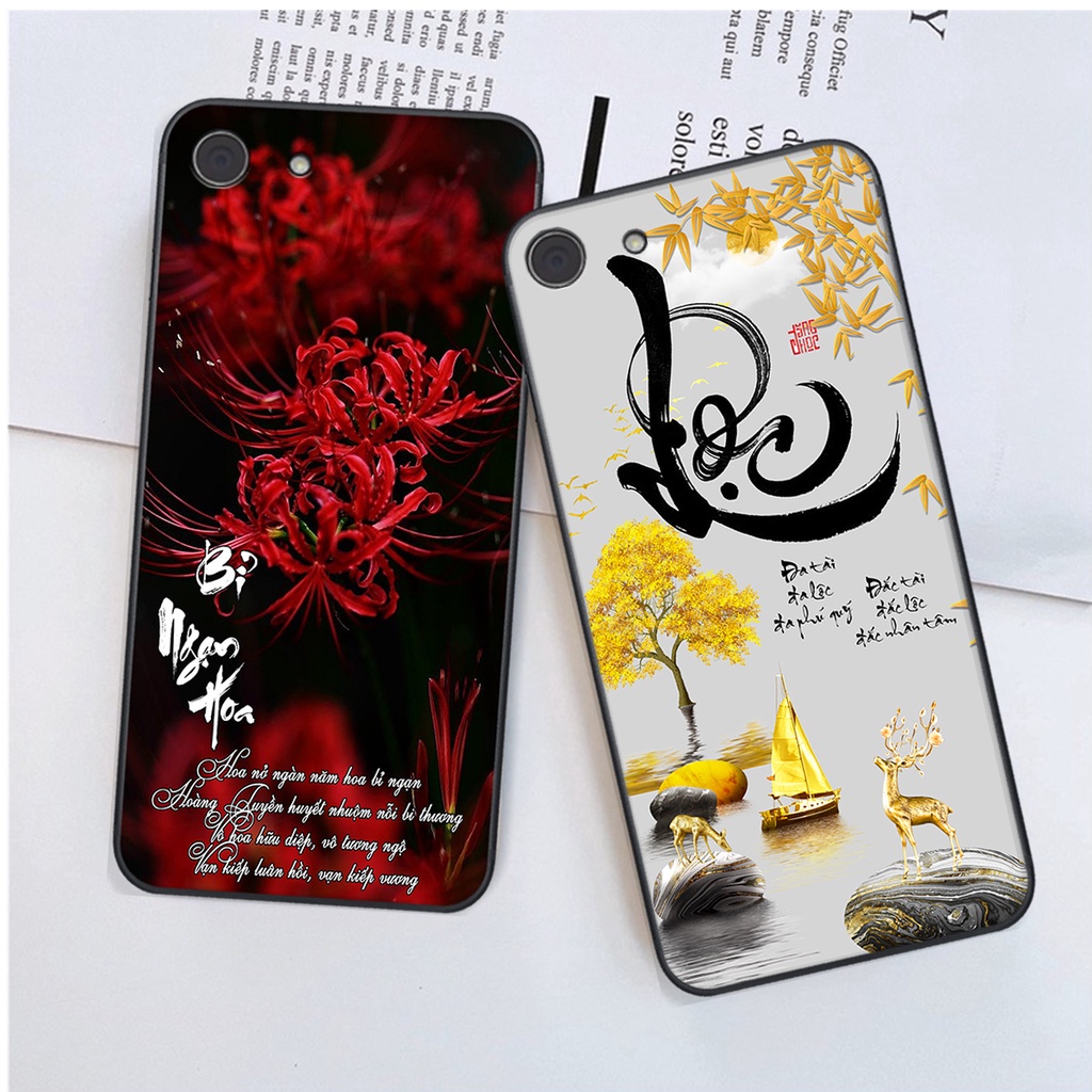 Ốp lưng Vivo Y53 / Y55 (đời cũ) in hình chữ tài chữ lộc, Cha Mẹ, bình an SIÊU ĐẸP