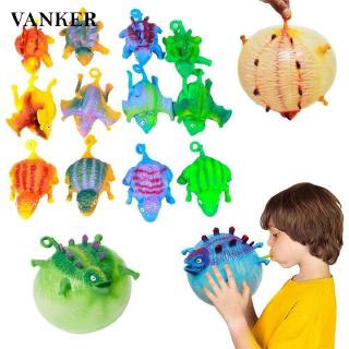 vanker Blowing Animals Toy Stress Relief Soft Animals For Kids Adults Vent TPR Exquisite