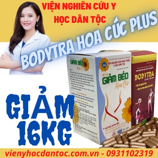 Giảm Béo Viện Y Học Dân Tộc - Giảm 10-16Kg Không Tăng lại - Bodytra Hoa Cúc Plus - Giảm Cân Sau Sinh Cho Con Bú An Toàn