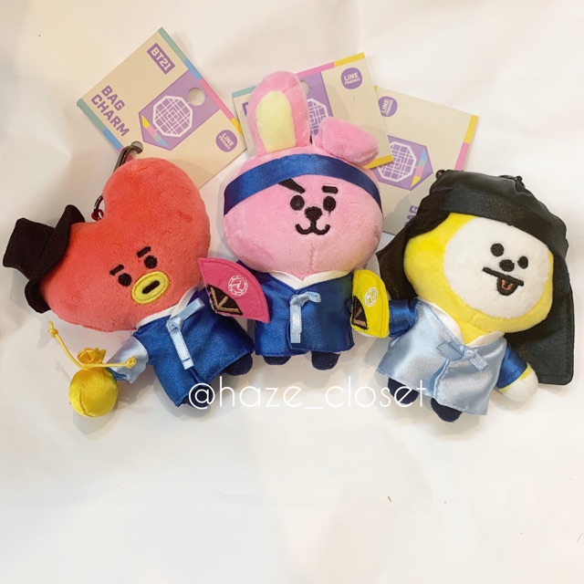 Bag charm BT21 Ver Hanbok Official (Móc khoá bông)