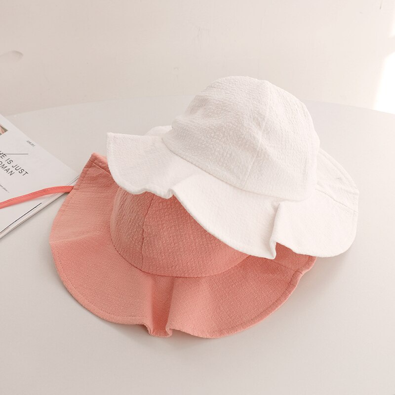 Nón Bucket Rộng Vành Thời Trang Mùa Hè Cho Bé Gái