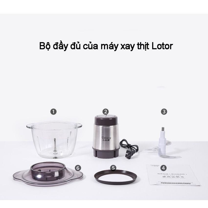 Máy xay thịt đa năng cầm tay mini Chính hãng LOTOR – BH 12 Tháng – Lotor L018