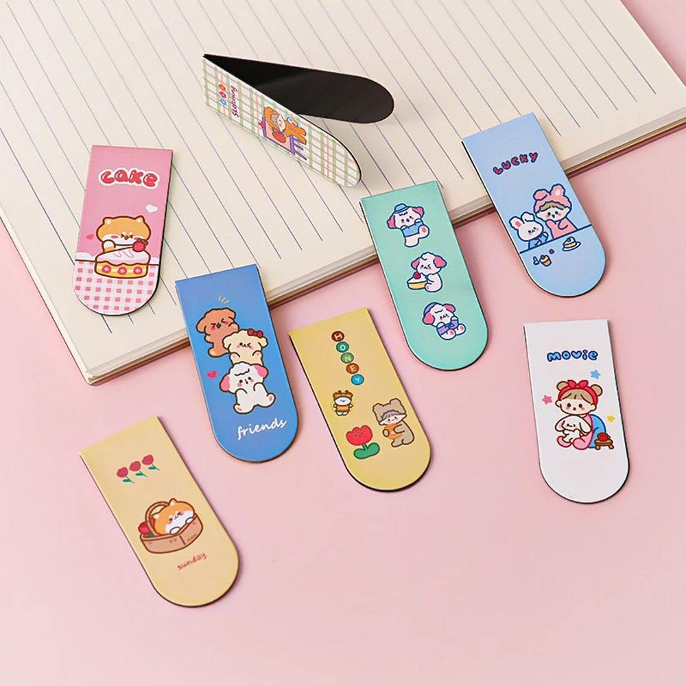 Thẻ Đánh Dấu Trang Sách Họa Tiết Hoạt Hình Dễ Thương Dành Cho Học Sinh