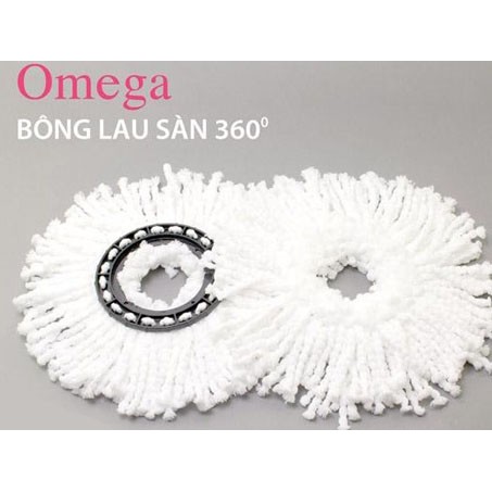 Combo 2 Bông Lau Sàn Độ Omega Mop 360