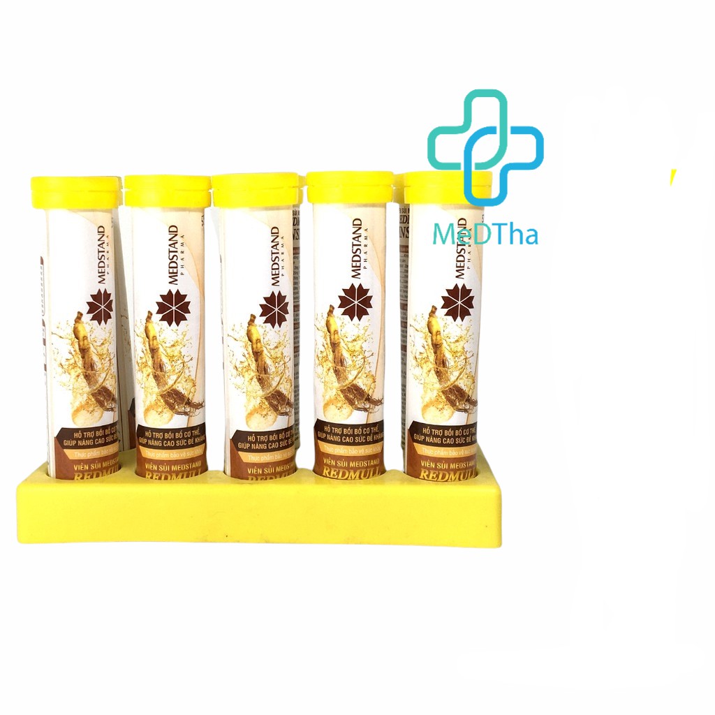 Viên Sủi Redmull Gingseng Chứa Nhân Sâm - Bổ Sung Vitamin, Giảm Mệt Mỏi, Tăng Sức Đề Kháng