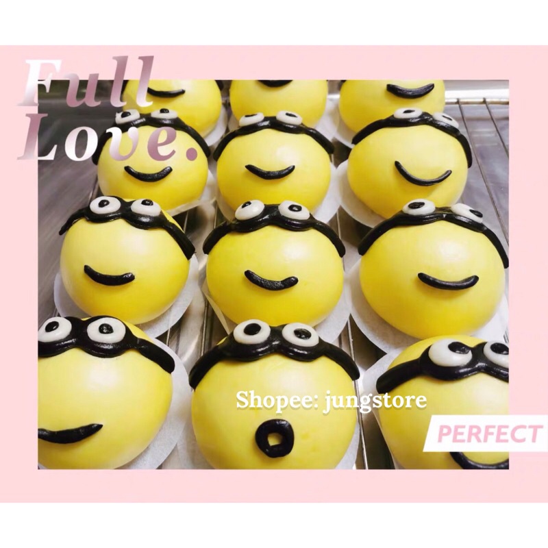 Khuôn tạo hình bánh bao, bánh mì, bánh trôi nước hình minion