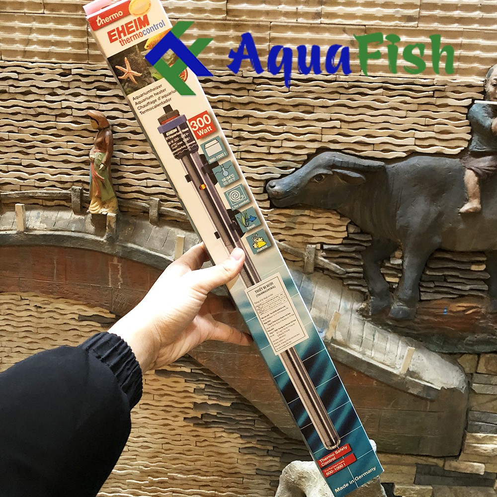 Sưởi Bể Cá Cao Cấp EHEIM 300W nhập Đức (Sưởi thủy tinh dùng cho bể cá từ 600-1000lít với độ chính xác nhiệt độ rất cao)