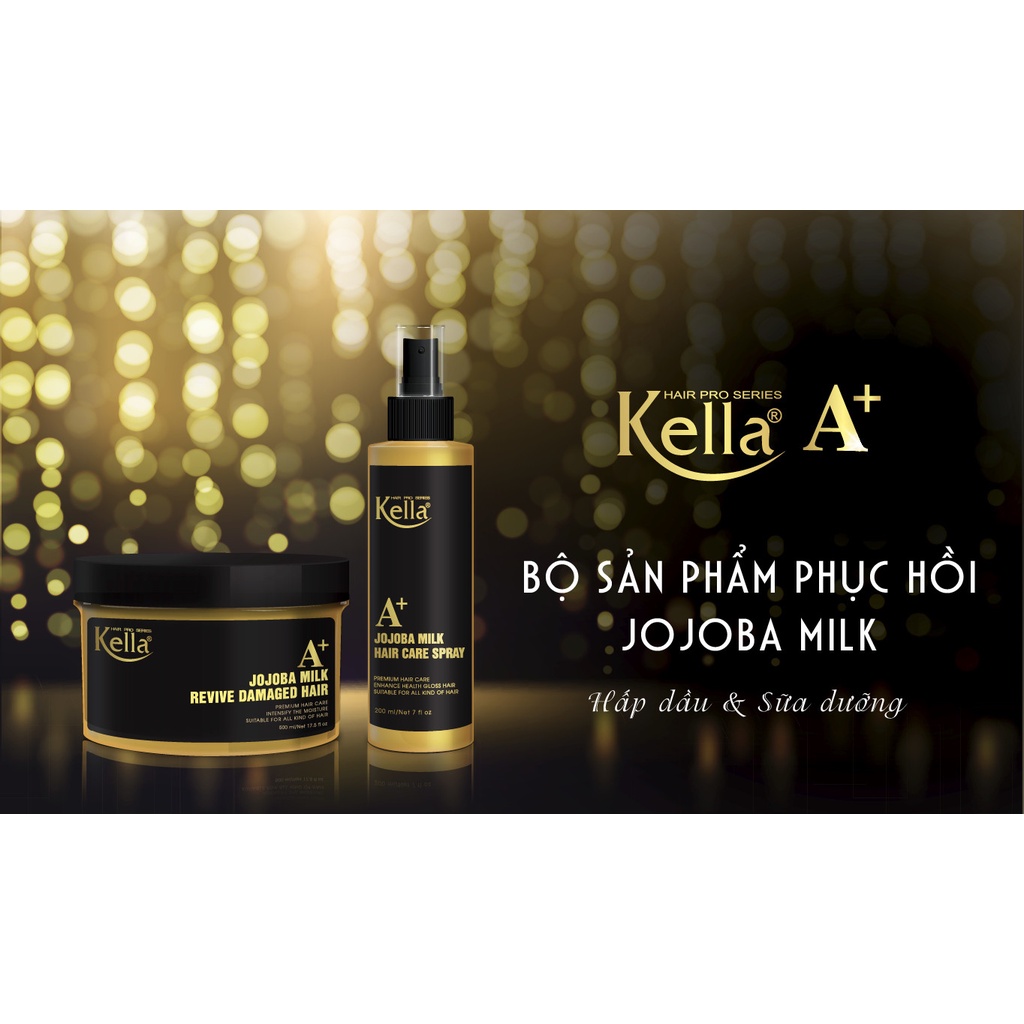 Hấp Dầu JoJoBa Milk Kella Phục Hồi Tóc Hư Tổn - Ủ Tóc JoJoBa - Sản Phẩm Salon Chuyên Dùng