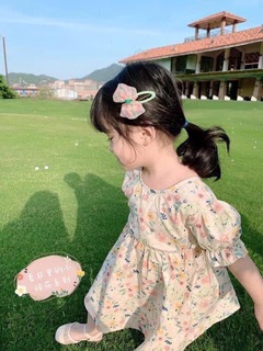 VÁY HOA NHÍ CHÉO LƯNG