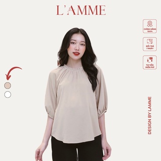 Áo bầu Mia Shirt chất lụa cao cấp đơn giản tinh tế thiết kế bởi LAMME