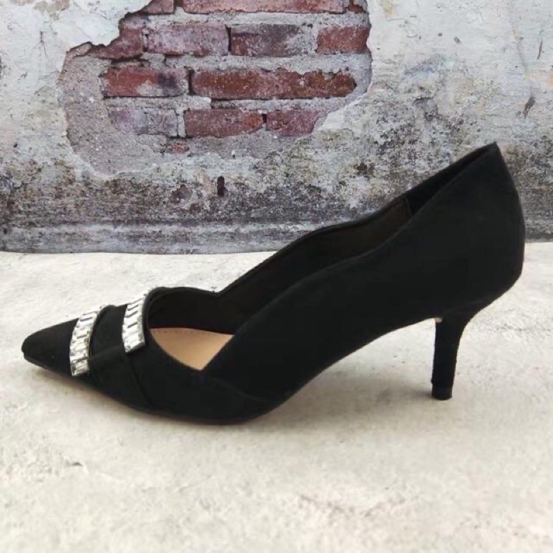 Giày cao gót Zara da lộn