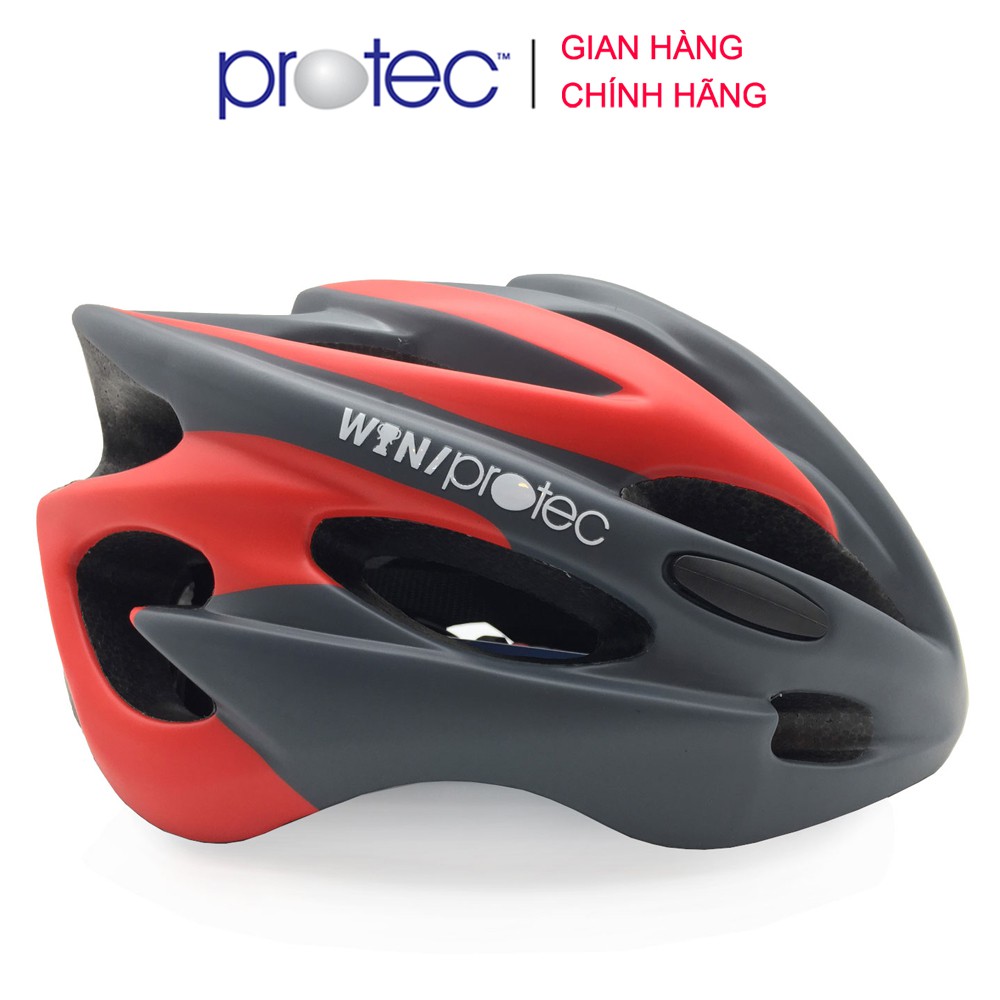 Mũ bảo hiểm xe đạp an toàn Protec Win008, năng động, cá tính, size M cho tuổi Teen