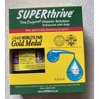 Phân bón Superthrive hàng nhập Mỹ chai 120ml -Đảm bảo hàng chính hãng -Có siêu có mùi hôi đặc trưng của superthrive