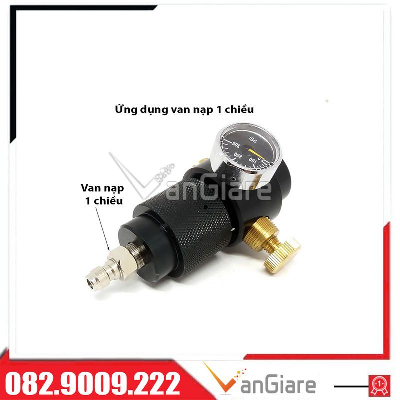 Van nạp 1 chiều chân 10mm. chân 8mm