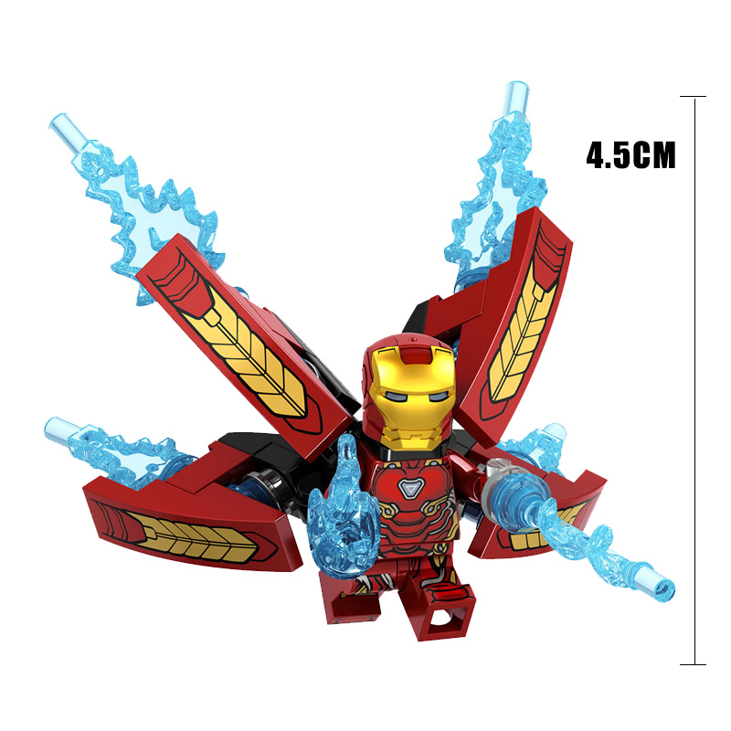 Mô Hình Đồ Chơi Nhân Vật Ironman MK50 Minifigure D009 Marvel Avengers 3