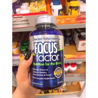 Viên Uống Bổ Não FOCUS Factor – Tăng Cường Trí Nhớ – 180 viên