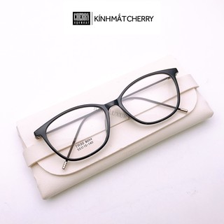 Gọng Kính Cận Hàn Quốc Mắt Mèo 55-15-140 nhận cắt Tròng Cận Viễn Loạn
