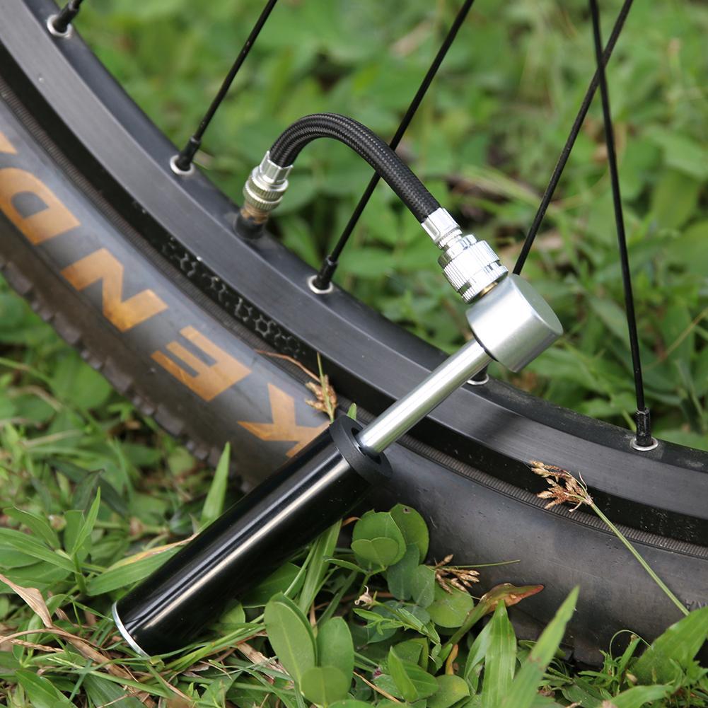 Mini Bicycle Aluminum Alloy Cycling Hand Air Pump  Portable Tire Inflator