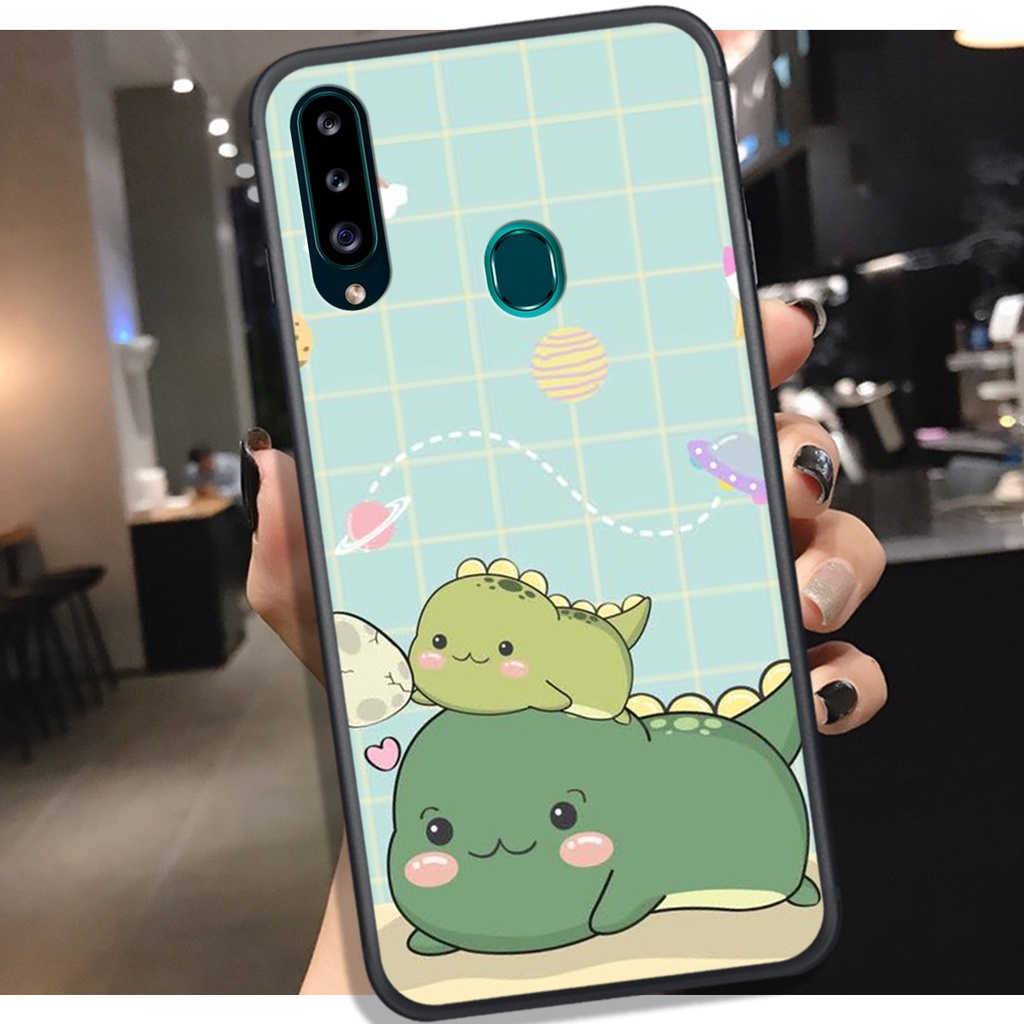 [HOT]ỐP SAMSUNG A20S - M20 - M30 , IN HÌNH KHỦNG LONG CHIBI SIÊU DỄ THƯƠNG.